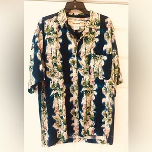 Vintage 90’s 
"Sunset Highway" Hawaiian Shirt M